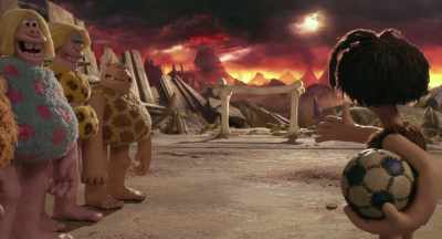 One side tries to kick
the ball into this goal. - Early Man