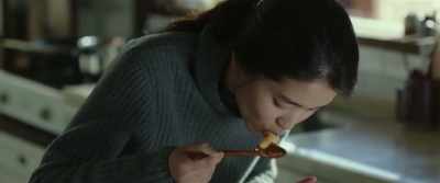 One sip of dough soup
when I'm freezing... - Little Forest
