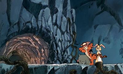 One for the money two for the show three because uh eh - Pooh's Grand Adventure: The Search for Christopher Robin