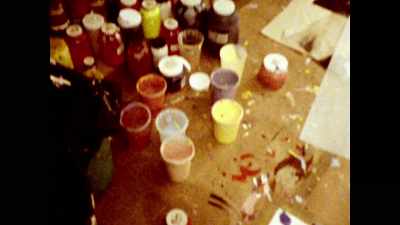 One thing is happening in the studio, - The Andy Warhol Diaries