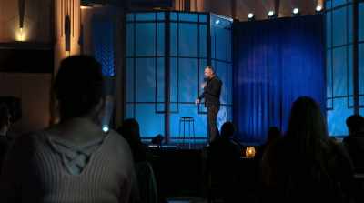 One thing I got
when I hit my forties was claustrophobia. - Nate Bargatze: The Greatest Average American