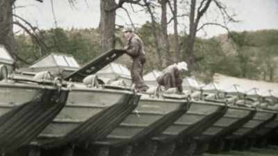 One thousand two hundred warships, - Greatest Events of World War II in Colour