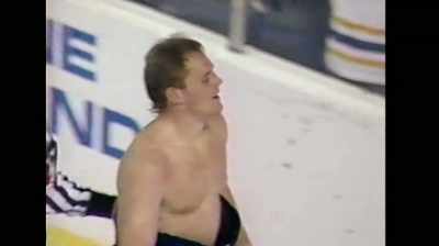 One time I was fightin' George Parros - Ice Guardians