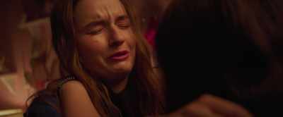 One time I threw up, - Booksmart