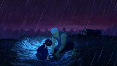 One, two, and-- - BLUE EYE SAMURAI