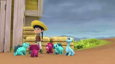 One, two, three, four, five... - Dino Ranch