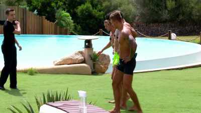 One, two, three, one, two,
three, one, two, three, - Love Island