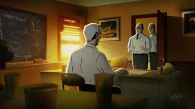 One version of the story goes,
two space scientists had kept - Cosmos: Possible Worlds