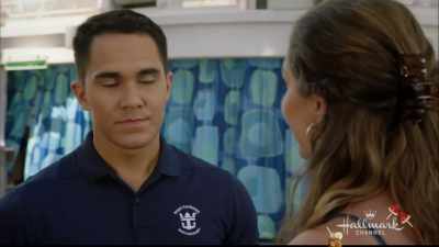 One very handsome
cruise director perhaps? - Love at Sea