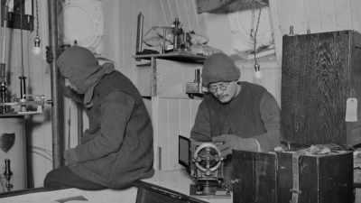 Ongoing scientific research
was collected and catalogued. - Shackleton: The Greatest Story of Survival