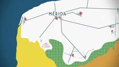 Only 40 minutes' drive
from Mérida, - Eva Longoria: Searching for Mexico