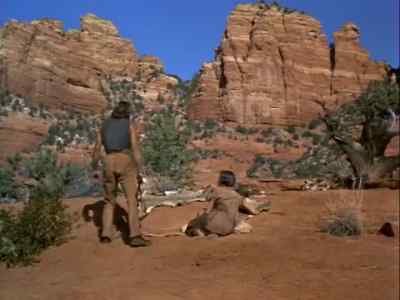 Only a hunter, shooting a deer. - Apache
