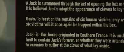 Only when a Jack
claims his six victims - The Jack in the Box