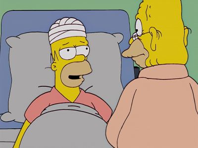 Only a true father would lead his son to believe - The Simpsons