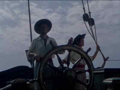 - Only evil can come from a death ship.
- Aye. - The Crimson Pirate