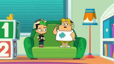 Only... it's not Christmas
and that's not a closet. - Total DramaRama