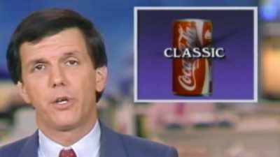 Only now, it will be called
Classic Coke, - Cola Wars