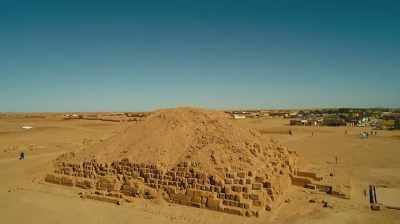 Only one pyramid remains
standing at el-kurru today, - Lost Kingdom of the Black Pharaohs