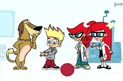Only we've limited
the micro-bionics to Johnny's right arm, - Johnny Test