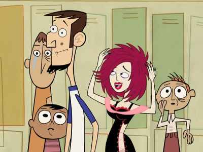Oof!
[dull thud] - Clone High