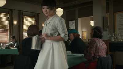 - Oof! Frankie's building - Frankie Drake Mysteries