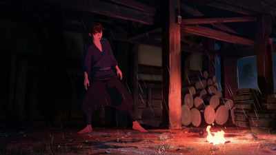 Oof. [grunts] - BLUE EYE SAMURAI
