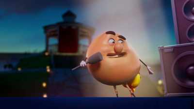 Oof, I would not want to be
the tater that wronged that olive. - Sausage Party: Foodtopia