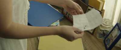 Ooh, a love note? - Max and Me