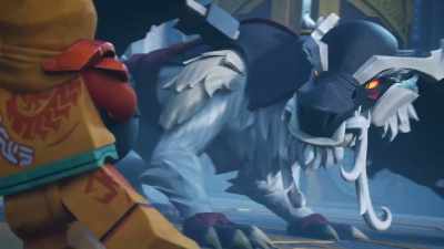 Ooh, am I going over here?
Or over here? - LEGO Ninjago: Dragons Rising