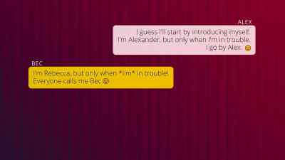 Ooh, it begins. - Love Triangle