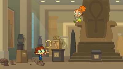 - Ooh! Break that!
(Clank) - Total DramaRama