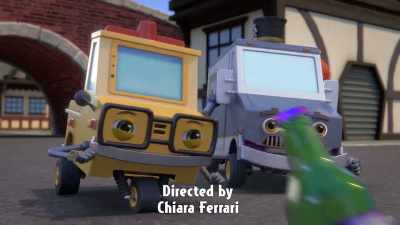 -Ooh!
-[Briggs chuckles] - Mighty Monsterwheelies