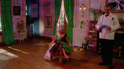 -Ooh!
-Come on out, Helen. - At Home with Amy Sedaris