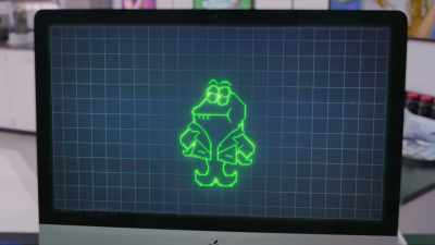Ooh. "Computer, is all
of Bikini Bottom accounted for?" Ugh! - Saving Bikini Bottom: The Sandy Cheeks Movie