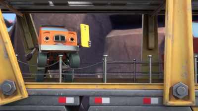 -Ooh!
-[Dad Car chuckles] - Mighty Monsterwheelies