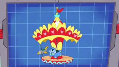 Ooh! Don't
forget Sniffles' idea, - Bugs Bunny Builders