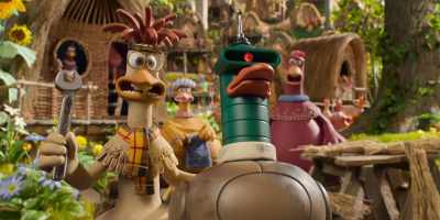 -Ooh!
-[duck whirs, blasts] - Chicken Run: Dawn of the Nugget