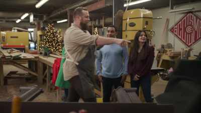 Ooh, hey, they're right here.
Check this out. - A Christmas Open House