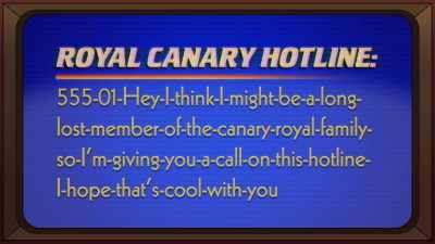 Ooh! I got to call in. - King Tweety