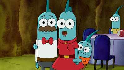 Ooh, I got something stuck to my melon. - SpongeBob SquarePants Presents The Tidal Zone