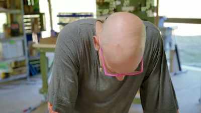 Ooh, it's weak there. - Handmade: Britain's Best Woodworker