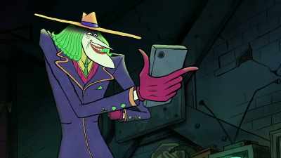 Ooh, my. Look at that
little hellion go. - Merry Little Batman