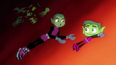 Ooh, ooh, ooh,
let's all be piranha! - Teen Titans Go! Vs  Teen Titans