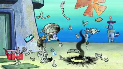- Ooh, take that!
- Ahh! - SpongeBob SquarePants Presents The Tidal Zone