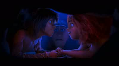Ooh What's privacyIt means you only smell the feet you wanna smell - The Croods: A New Age