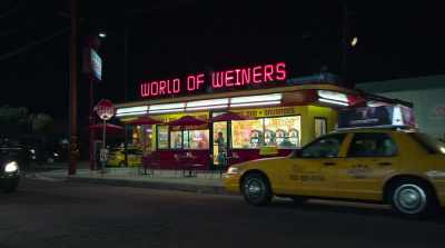Ooh, World Of Weiners. Nice.
Hope you got a reservation. - Magic Camp