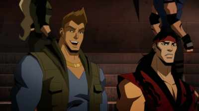 Ooh, wow, look at that.
Someone's a little testy. - Mortal Kombat Legends: Battle of the Realms