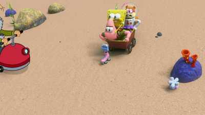 Ooh, you're looking handsome today! - SpongeBob SquarePants Presents The Tidal Zone