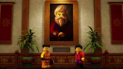 Oops! Gotta go! The games won't
master themselves! - LEGO Ninjago: Dragons Rising