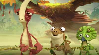 Oops! Okay, we'll pull more slowly. - Gigantosaurus